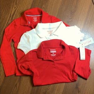 Set of 3 Girl’s Uniform Polos